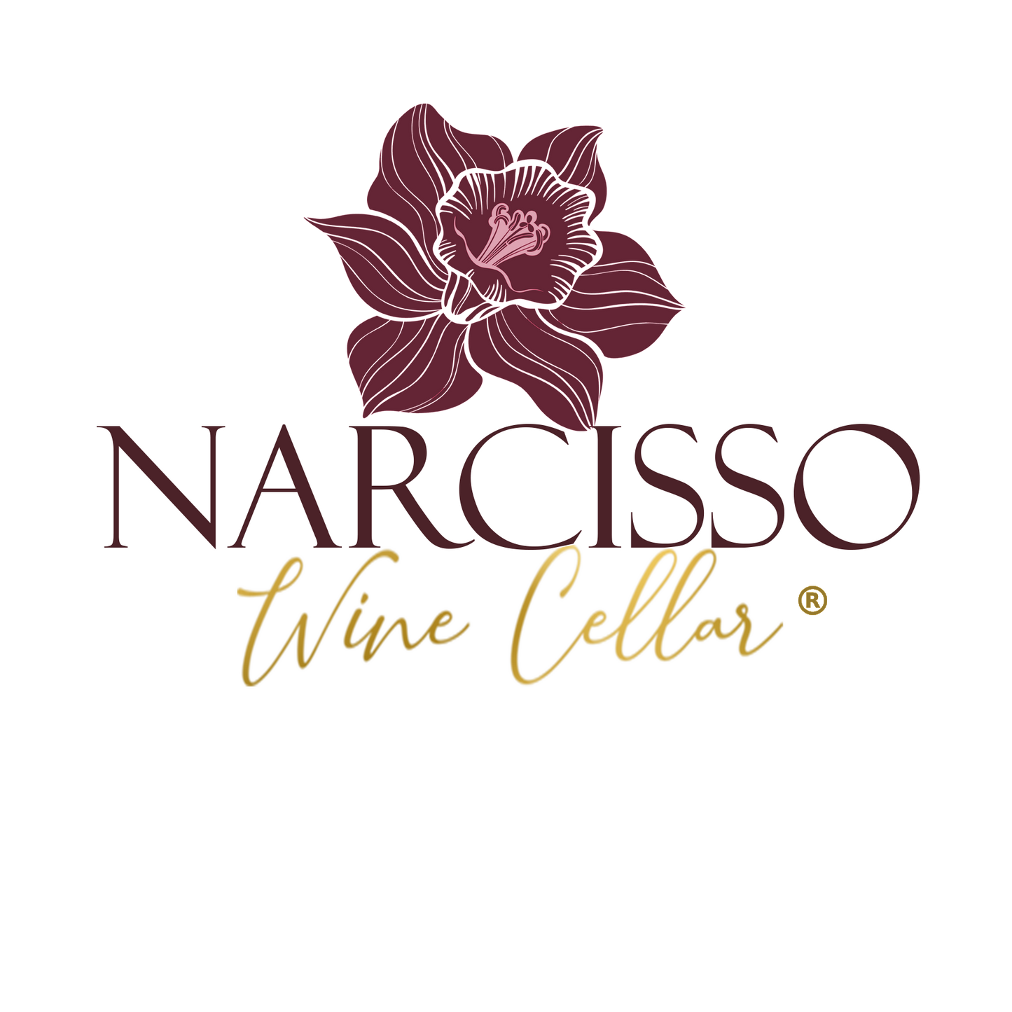 Wine Glass with Narcisso Wine Cellar Logo